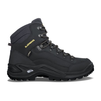 Lowa Renegade GTX Mid Heren - Wandelschoenen Donkergrijs / Mosterdgeel MKWYTC073